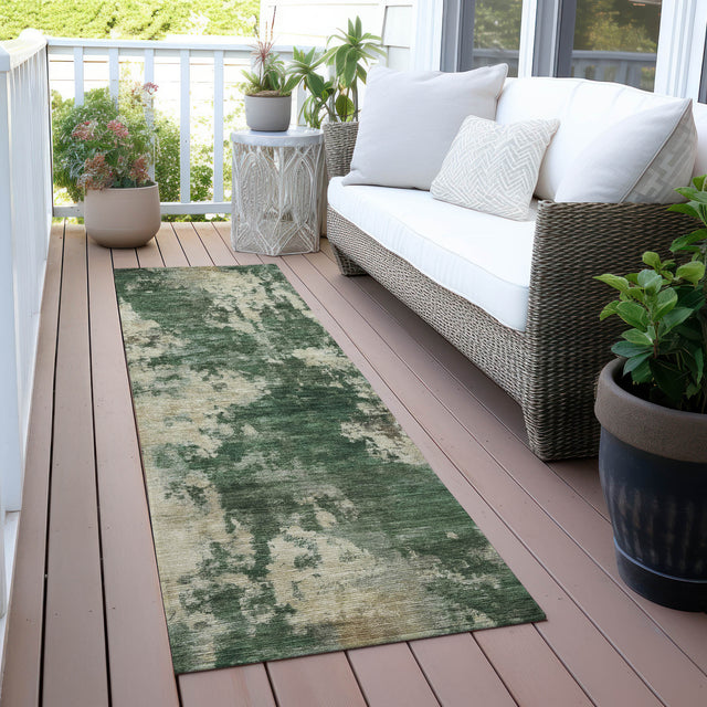 Addison Chantille ACN2066 Abstract Machine Made Transitional Fern Rug