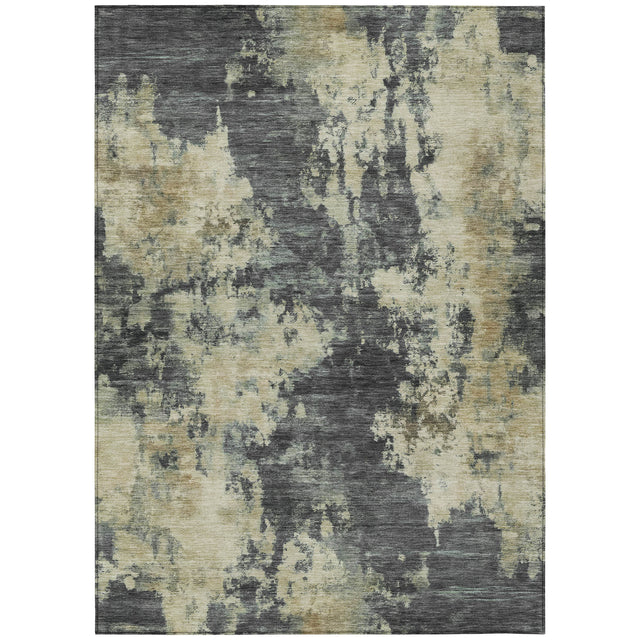 Addison Chantille ACN2066 Abstract Machine Made Transitional Gray Rug