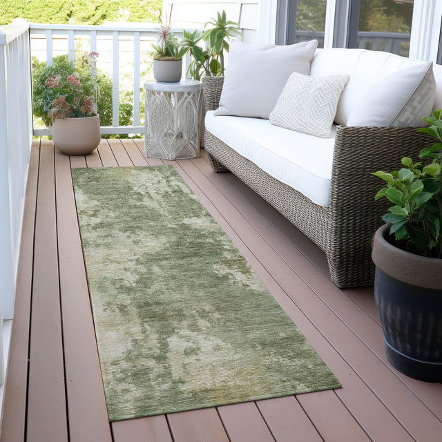 Addison Chantille ACN2066 Abstract Machine Made Transitional Sage Rug