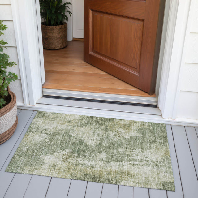 Addison Chantille ACN2066 Abstract Machine Made Transitional Sage Rug