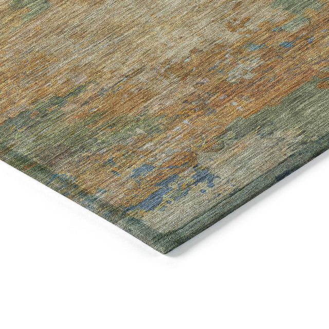 Addison Chantille ACN2067 Abstract Machine Made Transitional Denim Rug