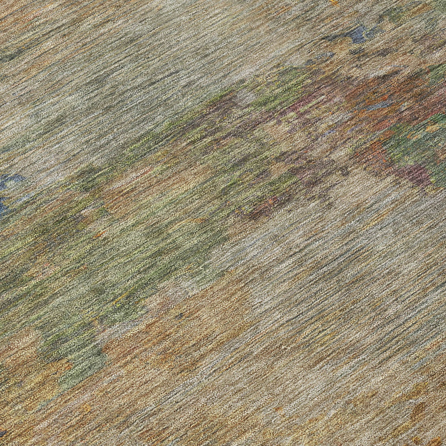 Addison Chantille ACN2067 Abstract Machine Made Transitional Denim Rug