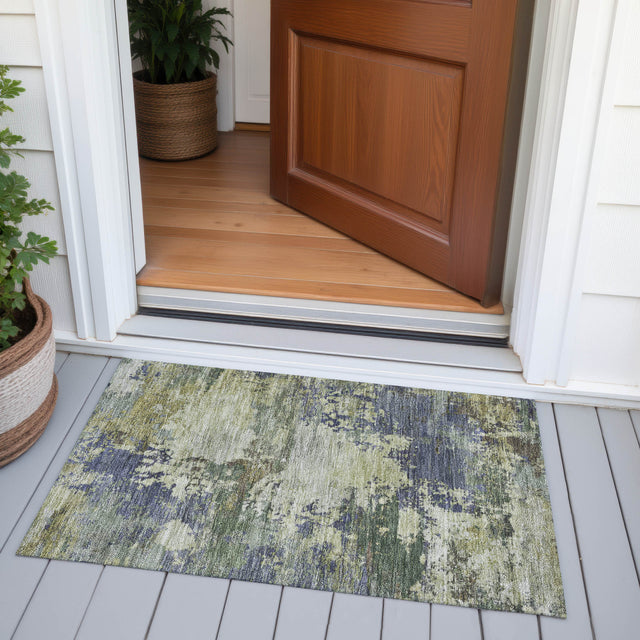 Addison Chantille ACN2067 Abstract Machine Made Transitional Purple Rug