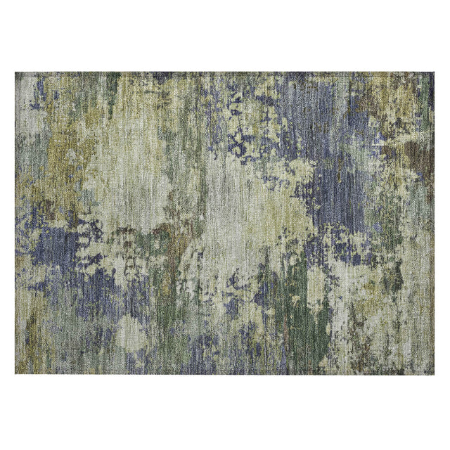 Addison Chantille ACN2067 Abstract Machine Made Transitional Purple Rug