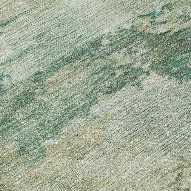 Addison Chantille ACN2067 Abstract Machine Made Transitional Teal Rug