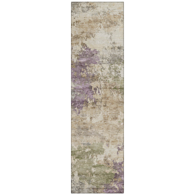 Addison Chantille ACN2068 Abstract Machine Made Transitional Beige Rug