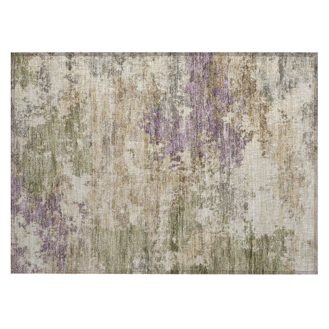 Addison Chantille ACN2068 Abstract Machine Made Transitional Beige Rug