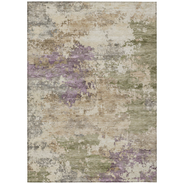 Addison Chantille ACN2068 Abstract Machine Made Transitional Beige Rug
