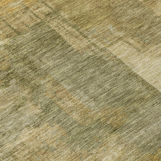 Addison Chantille ACN2069 Abstract Machine Made Transitional Khaki Rug