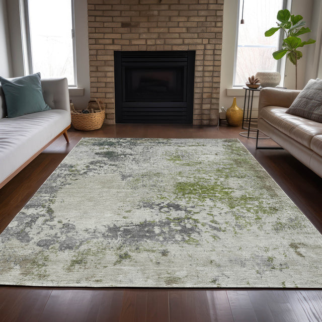 Addison Chantille ACN2070 Abstract Machine Made Transitional Linen Rug