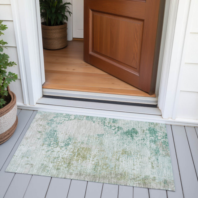 Addison Chantille ACN2070 Abstract Machine Made Transitional Putty Rug