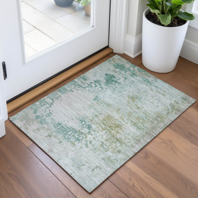 Addison Chantille ACN2070 Abstract Machine Made Transitional Putty Rug