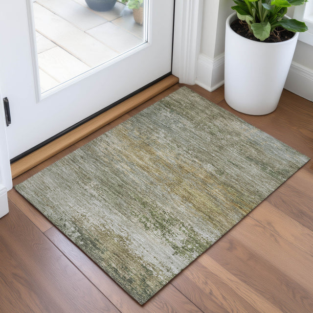 Addison Chantille ACN2071 Abstract Machine Made Transitional Beige Rug