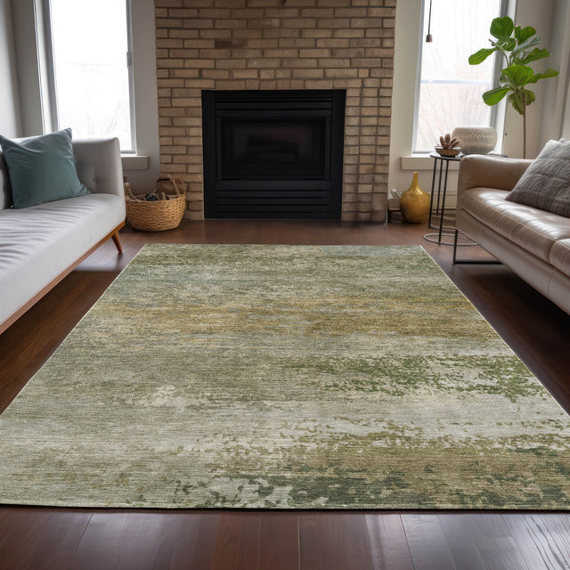 Addison Chantille ACN2071 Abstract Machine Made Transitional Beige Rug
