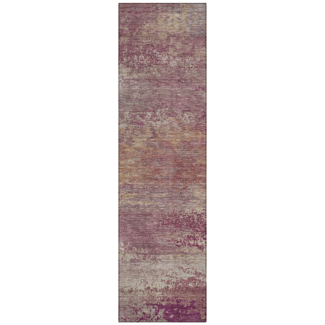 Addison Chantille ACN2071 Abstract Machine Made Transitional Merlot Rug