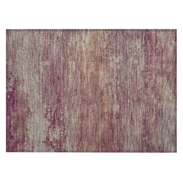 Addison Chantille ACN2071 Abstract Machine Made Transitional Merlot Rug