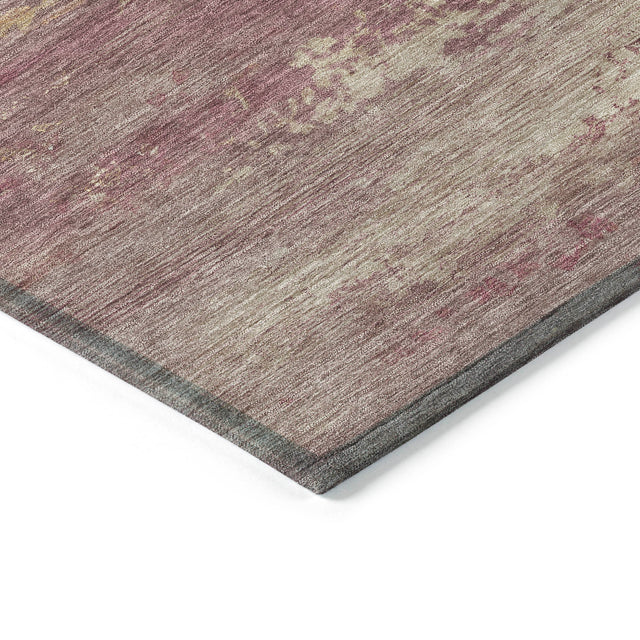 Addison Chantille ACN2071 Abstract Machine Made Transitional Merlot Rug