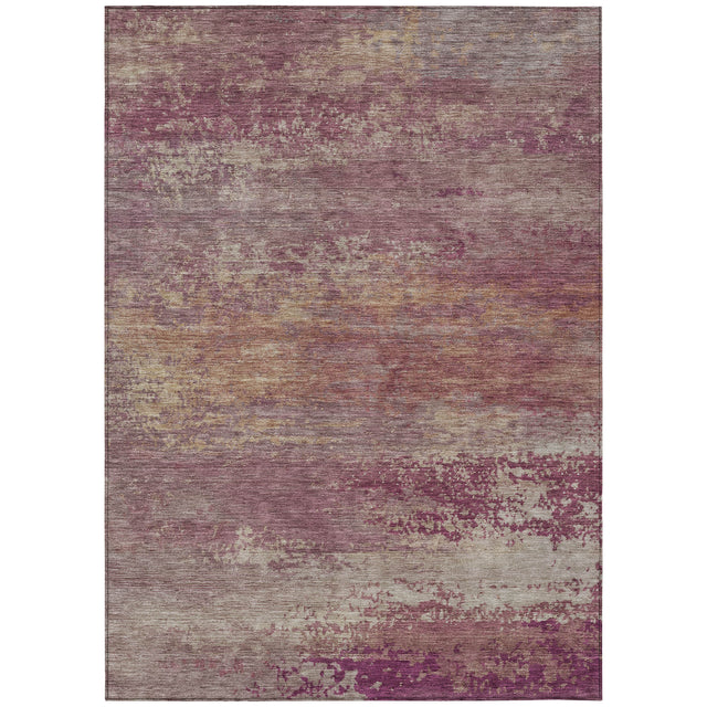 Addison Chantille ACN2071 Abstract Machine Made Transitional Merlot Rug