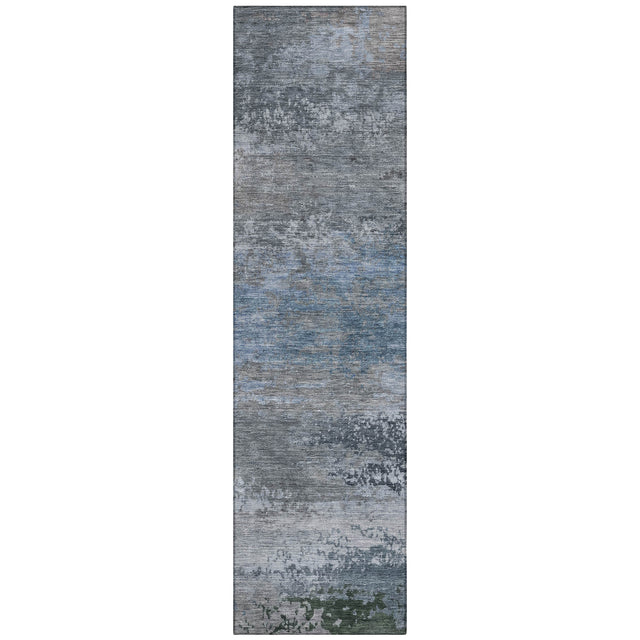 Addison Chantille ACN2071 Abstract Machine Made Transitional Pewter Rug