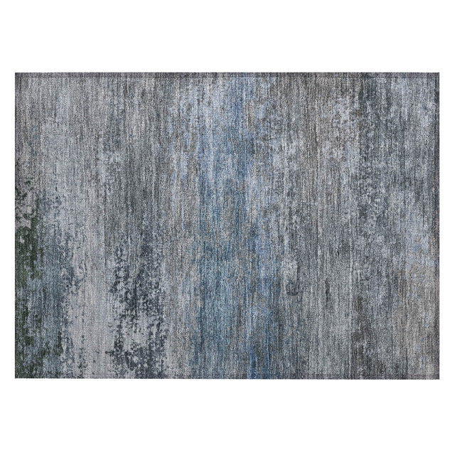 Addison Chantille ACN2071 Abstract Machine Made Transitional Pewter Rug