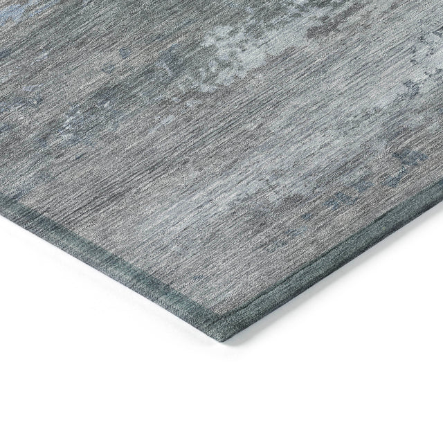 Addison Chantille ACN2071 Abstract Machine Made Transitional Pewter Rug