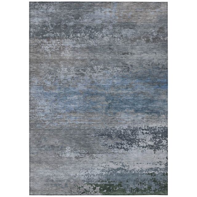 Addison Chantille ACN2071 Abstract Machine Made Transitional Pewter Rug