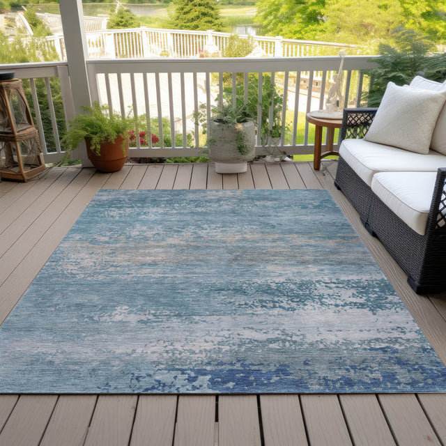 Addison Chantille ACN2071 Abstract Machine Made Transitional Sky Rug