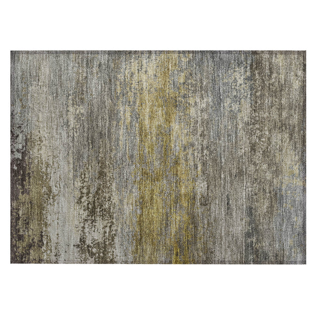 Addison Chantille ACN2071 Abstract Machine Made Transitional Taupe Rug