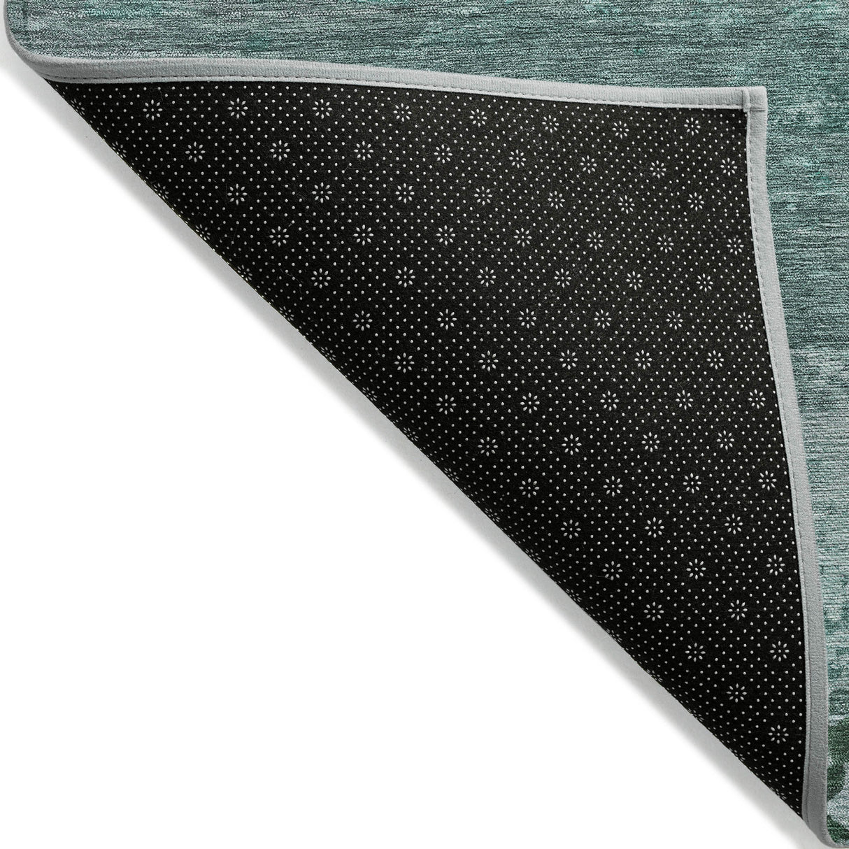 Addison Chantille ACN2071 Abstract Machine Made Transitional Teal Rug
