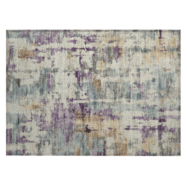 Addison Chantille ACN2072 Abstract Machine Made Transitional Linen Rug