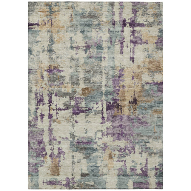 Addison Chantille ACN2072 Abstract Machine Made Transitional Linen Rug