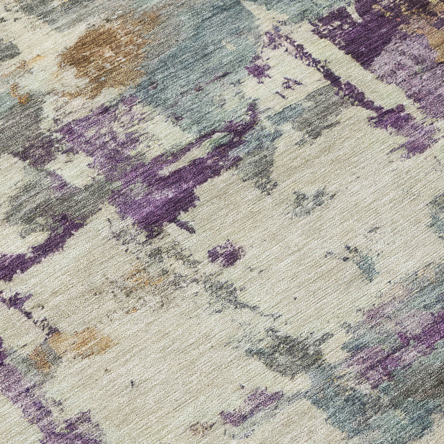 Addison Chantille ACN2072 Abstract Machine Made Transitional Linen Rug