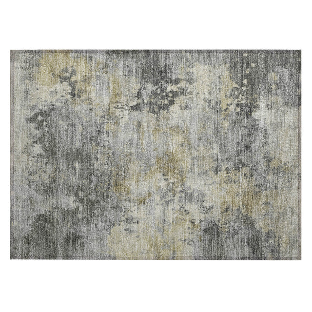 Addison Chantille ACN2073 Abstract Machine Made Transitional Pewter Rug