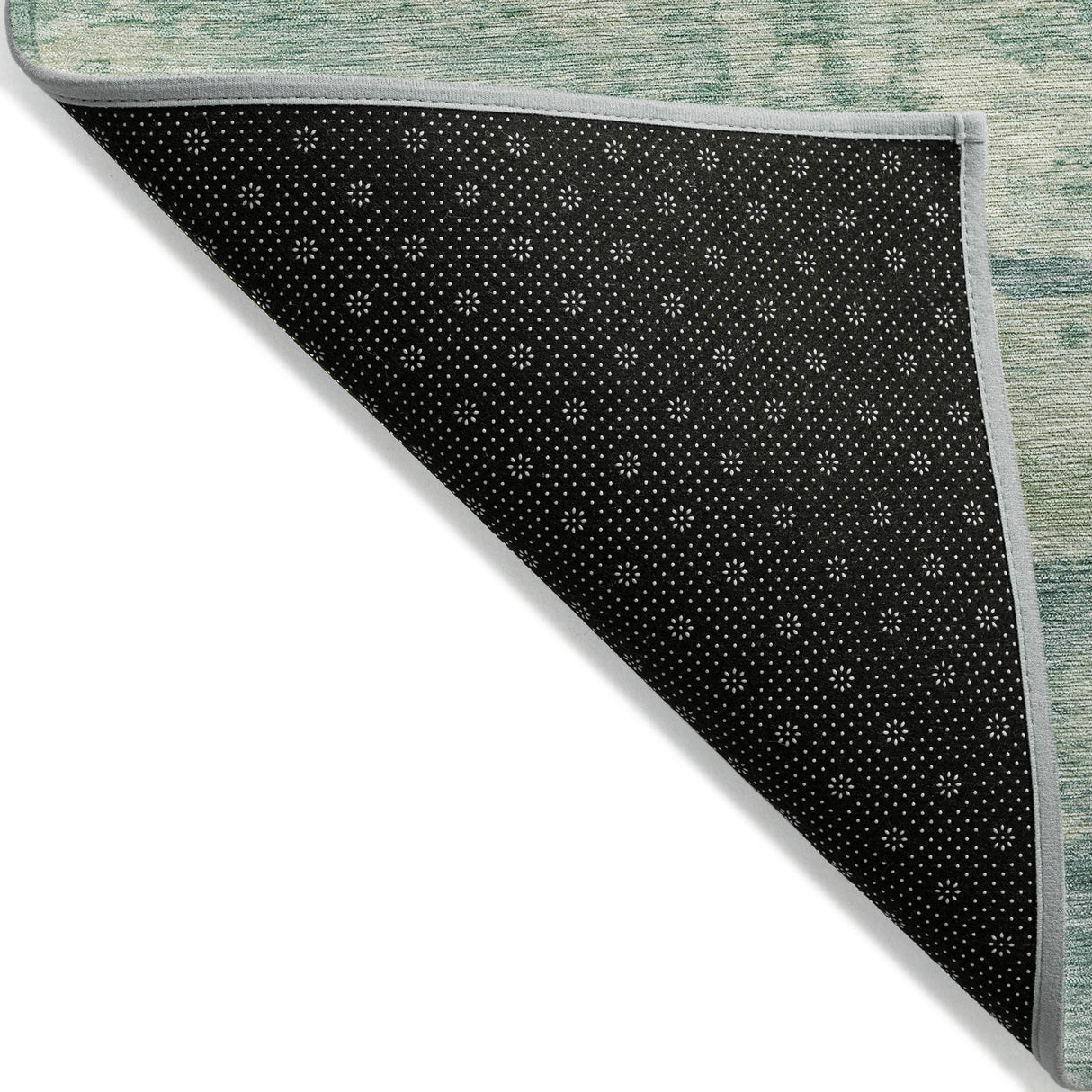 Addison Chantille ACN2074 Abstract Machine Made Transitional Teal Rug