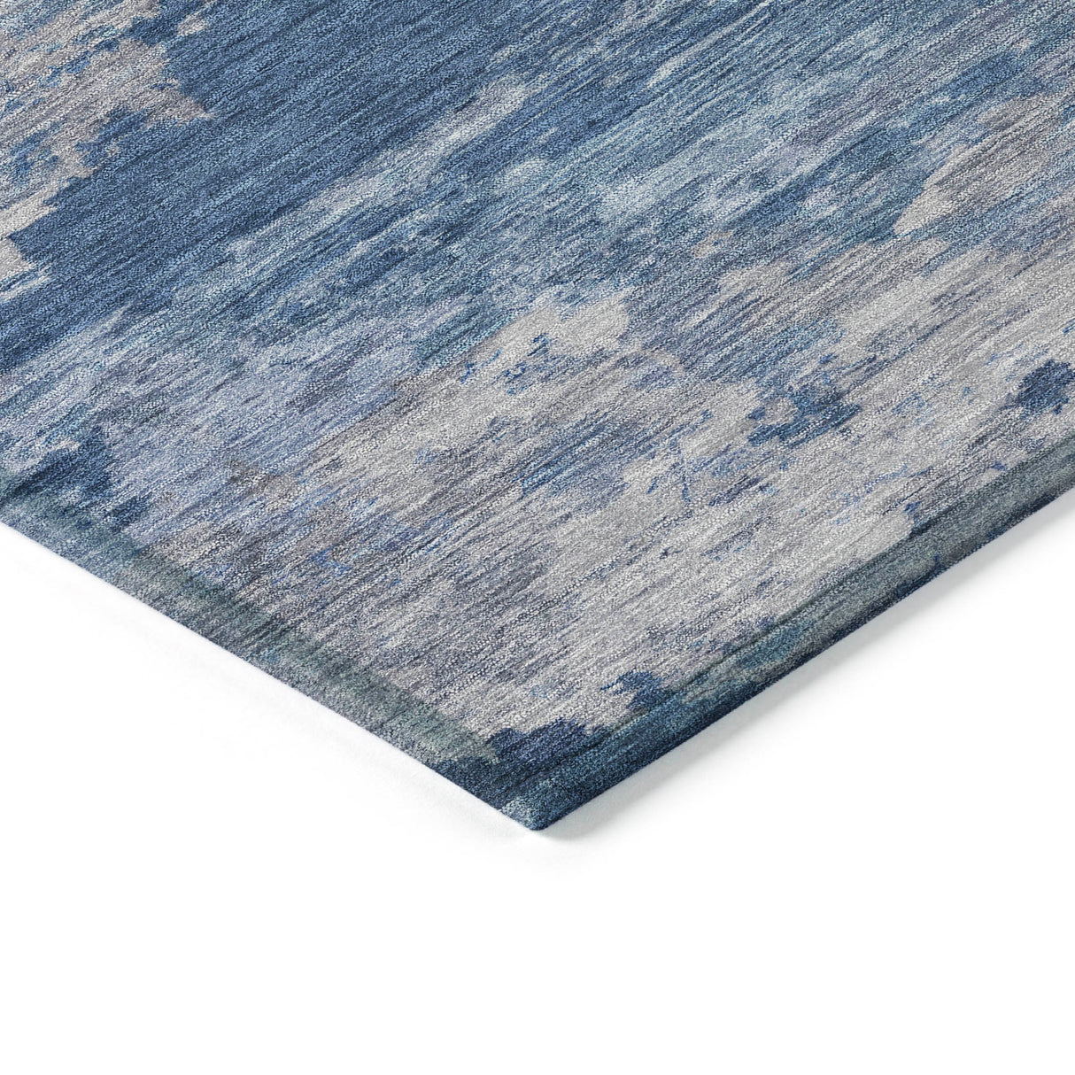 Addison Chantille ACN2075 Abstract Machine Made Transitional Navy Rug