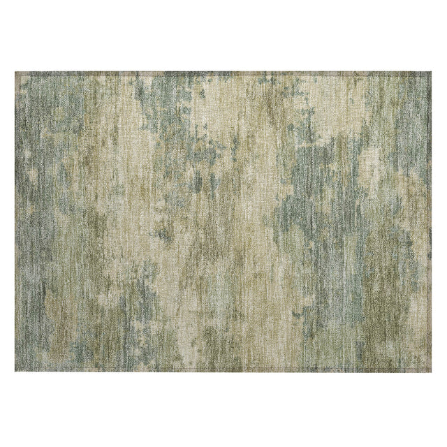 Addison Chantille ACN2075 Abstract Machine Made Transitional Seafoam Rug