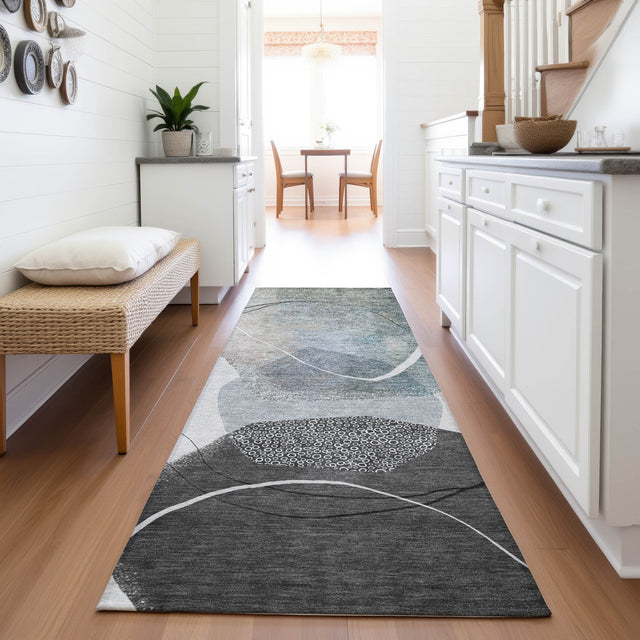 Addison Chantille ACN2077 Abstract Machine Made Transitional Ivory Rug