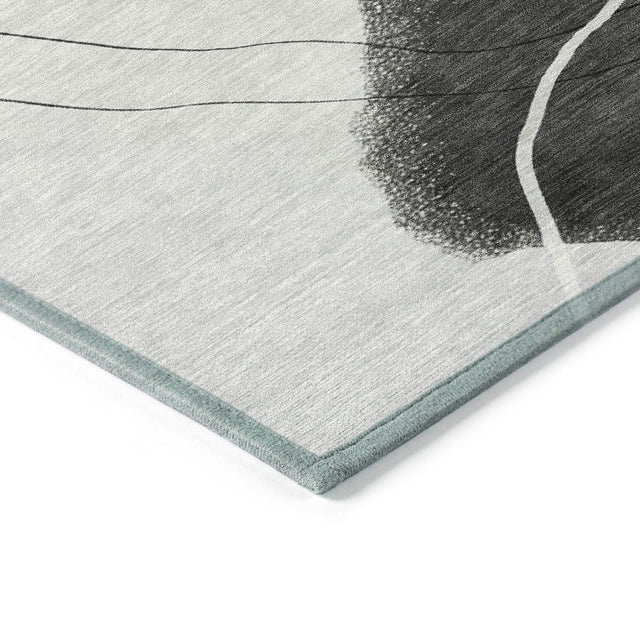 Addison Chantille ACN2077 Abstract Machine Made Transitional Ivory Rug