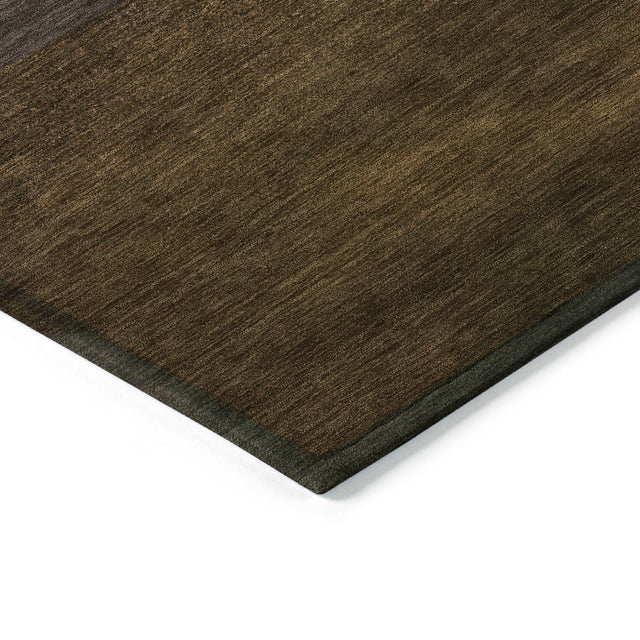 Addison Chantille ACN2078 Coastal Machine Made Transitional Brown Rug