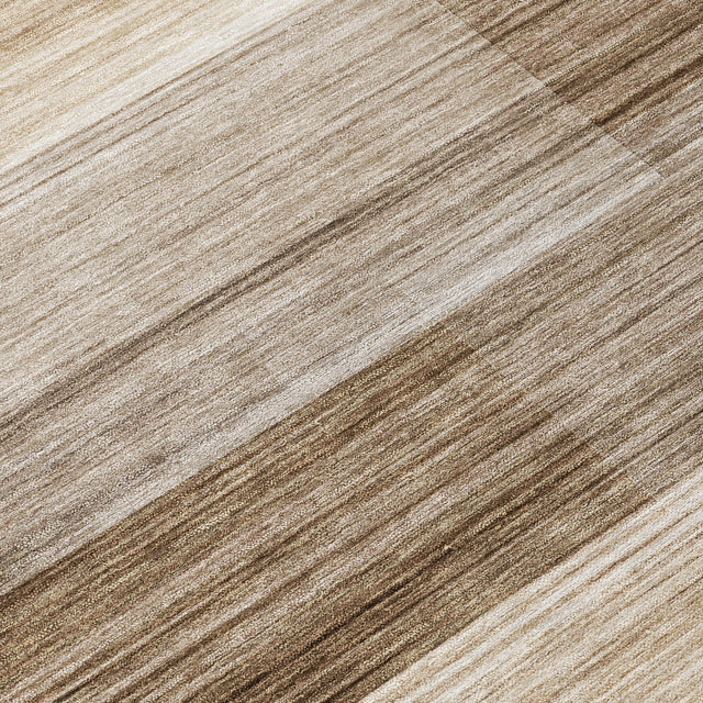 Addison Chantille ACN2082 Stripes Machine Made Transitional Brown Rug