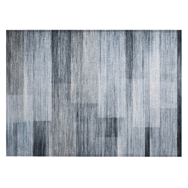 Addison Chantille ACN2082 Stripes Machine Made Transitional Denim Rug