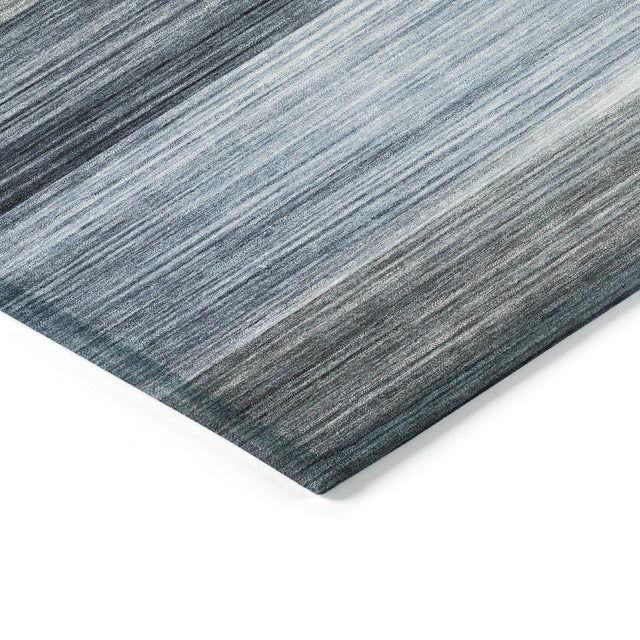 Addison Chantille ACN2082 Stripes Machine Made Transitional Denim Rug