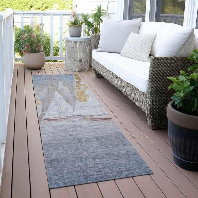 Addison Chantille ACN2084 Coastal Machine Made Transitional Blue Rug