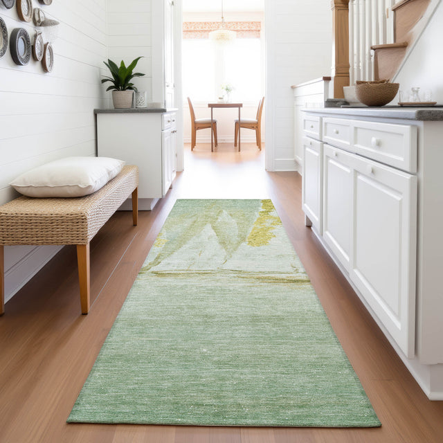Addison Chantille ACN2084 Coastal Machine Made Transitional Green Rug