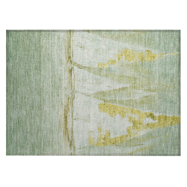 Addison Chantille ACN2084 Coastal Machine Made Transitional Green Rug