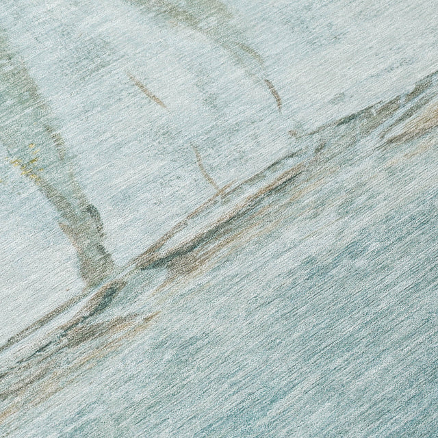 Addison Chantille ACN2084 Coastal Machine Made Transitional Teal Rug