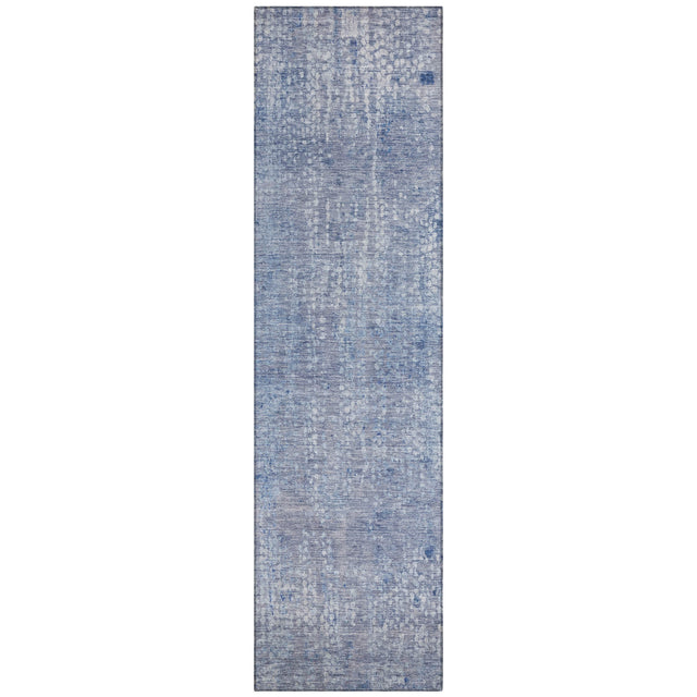 Addison Chantille ACN2087 Abstract Machine Made Transitional Blue Rug