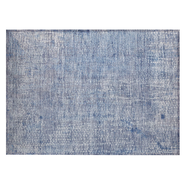 Addison Chantille ACN2087 Abstract Machine Made Transitional Blue Rug