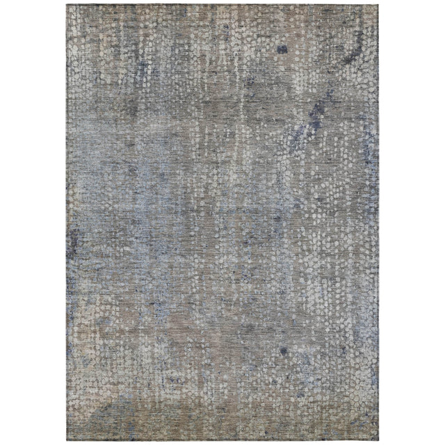Addison Chantille ACN2087 Abstract Machine Made Transitional Taupe Rug