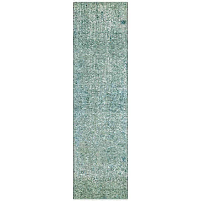 Addison Chantille ACN2087 Abstract Machine Made Transitional Teal Rug